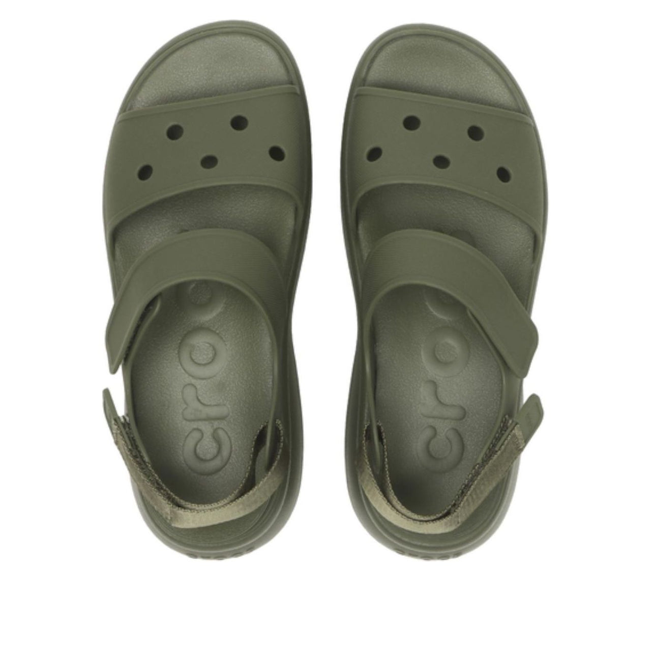 (WMNS) Crocs Soho Y-Strap Sandal 'Army Green' 211755-309