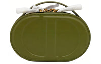DIOR Cow Leather Crossbody Bag Shoulder Bag Women's Green