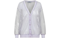 PRADA Sequinned Button-Up Cardigan