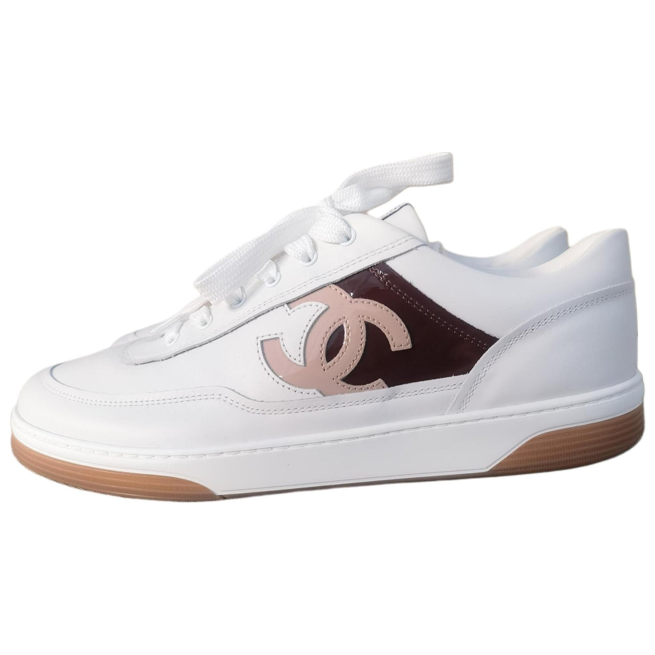 CHANEL Low-Top Skateboard Shoes Women's White