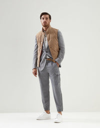 Brunello Cucinelli Cropped Slim-Cut Trousers