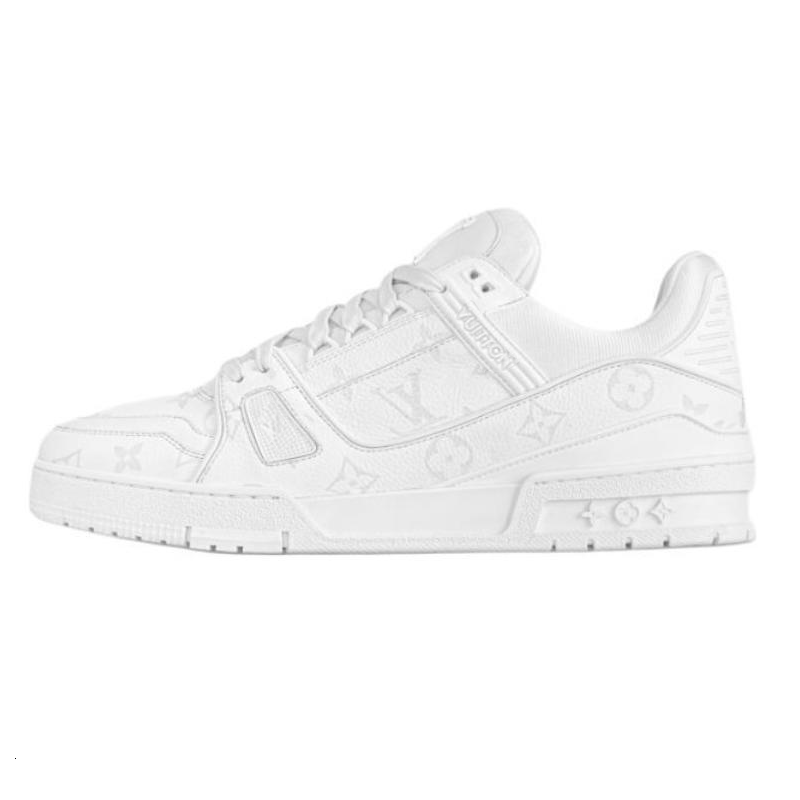 LOUIS VUITTON Trainer 2025 Spring And Summer Men's Collection Low-Top Skateboard Shoes Men's White