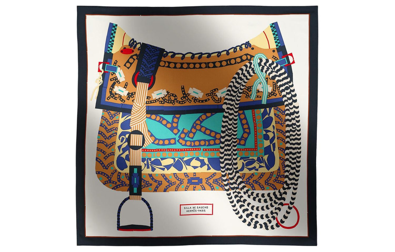HERMES Silk Scarves Women's Multicolor