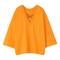(WMNS) Onitsuka Tiger WS Oversized T-Shirt 'Orange' 2182B145-800