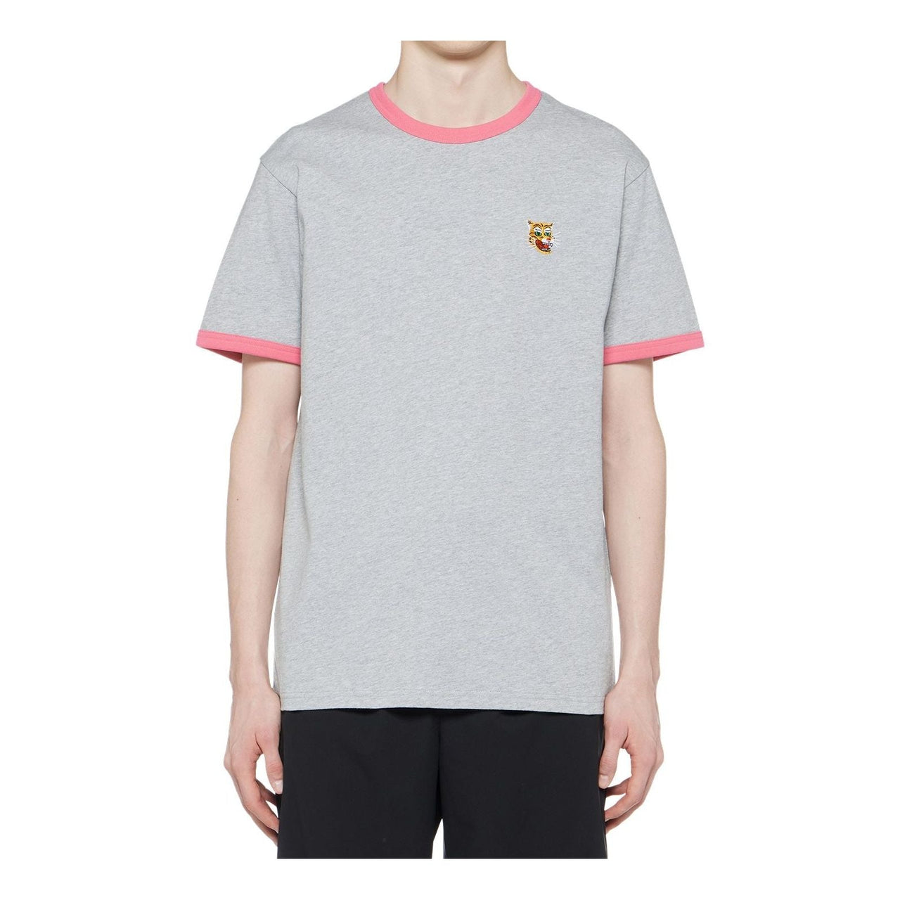 Onitsuka Tiger Graphic T-shirt 'Grey Pink' 2183B199-021