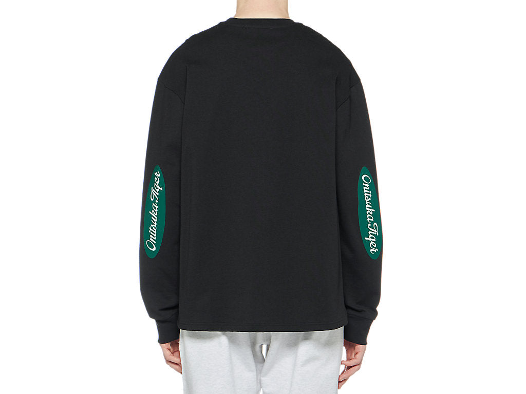 Onitsuka Tiger Graphic Long Sleeve T-shirt 'Black Green' 2183B306-001