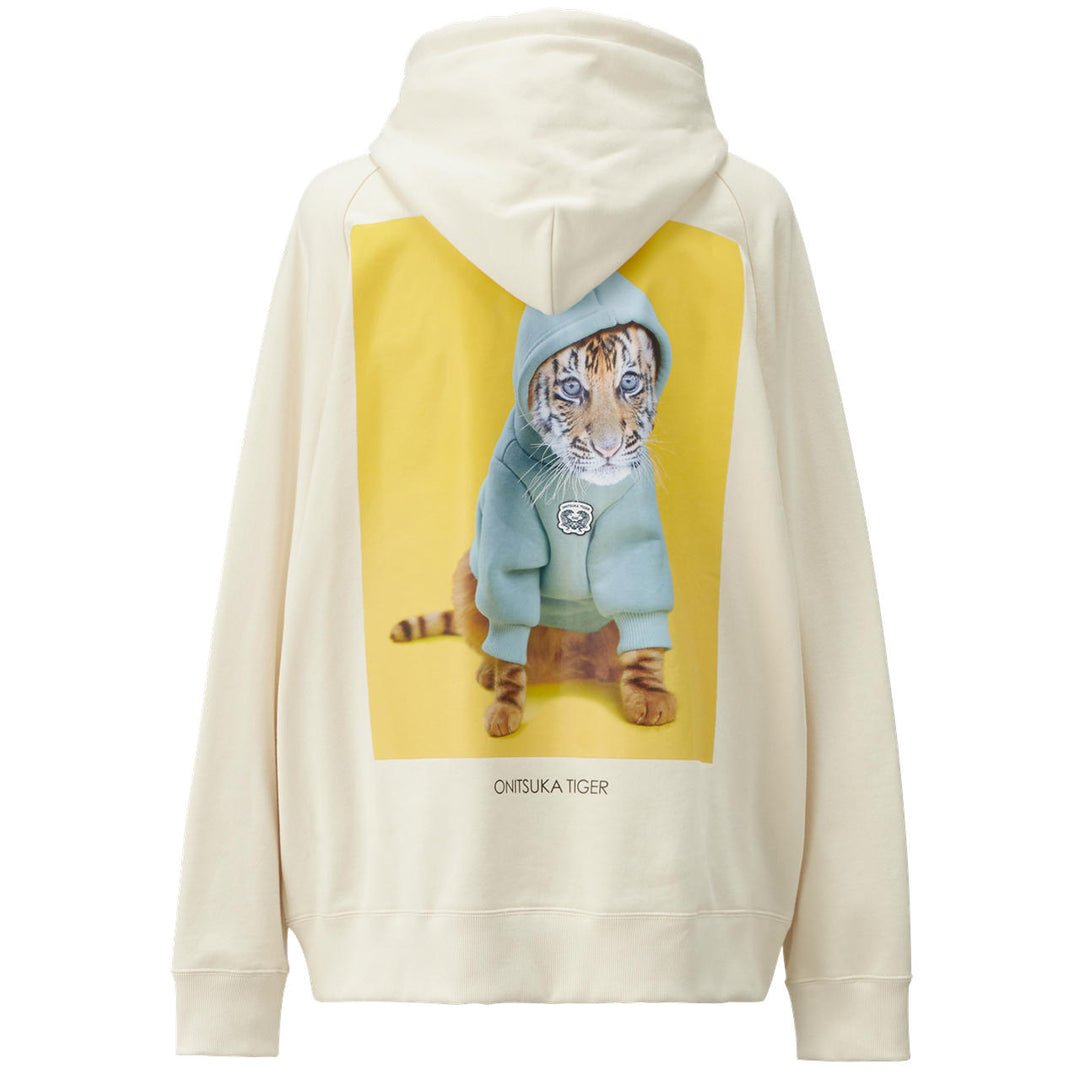 Onitsuka Tiger Graphic Sweat Hoodie 'Off White' 2183B308-700