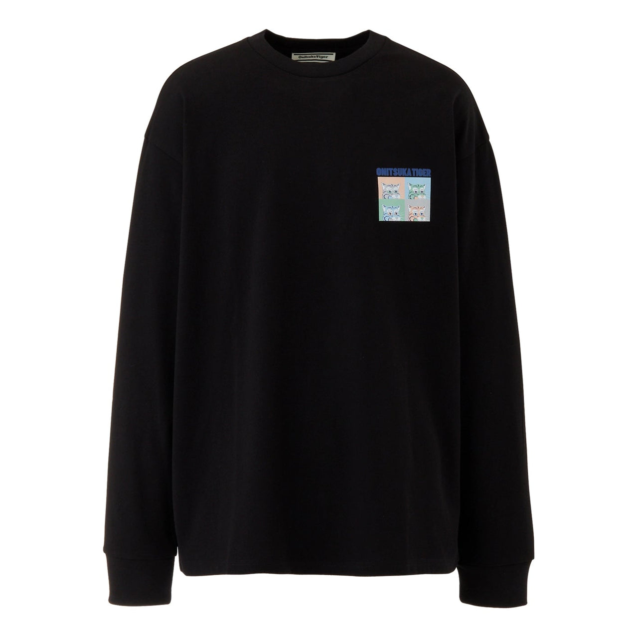 Onitsuka Tiger Graphic Long Sleeves T-Shirt 'Black Yellow' 2183B380-001