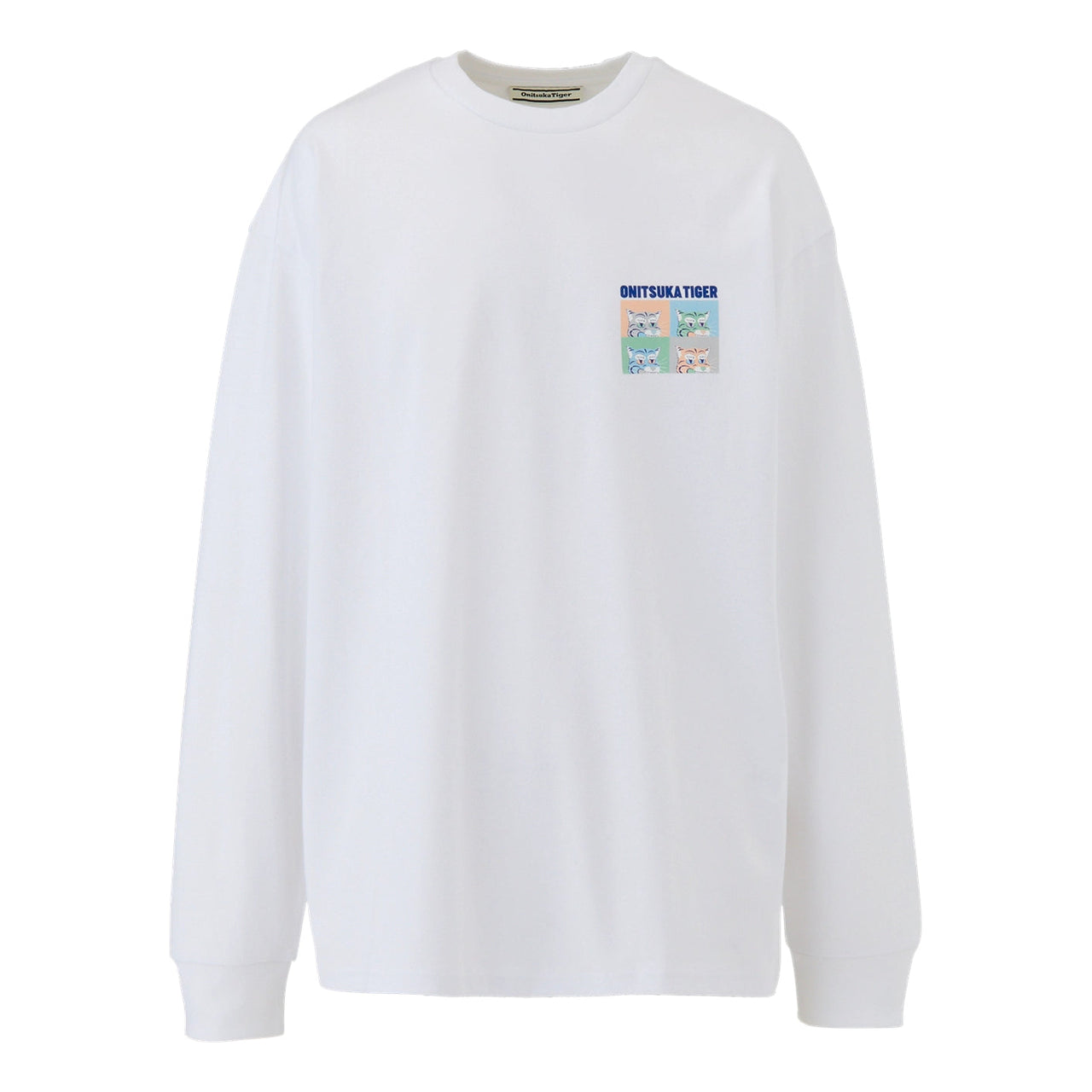 Onitsuka Tiger Graphic Long Sleeves T-Shirt 'White Purple' 2183B380-100