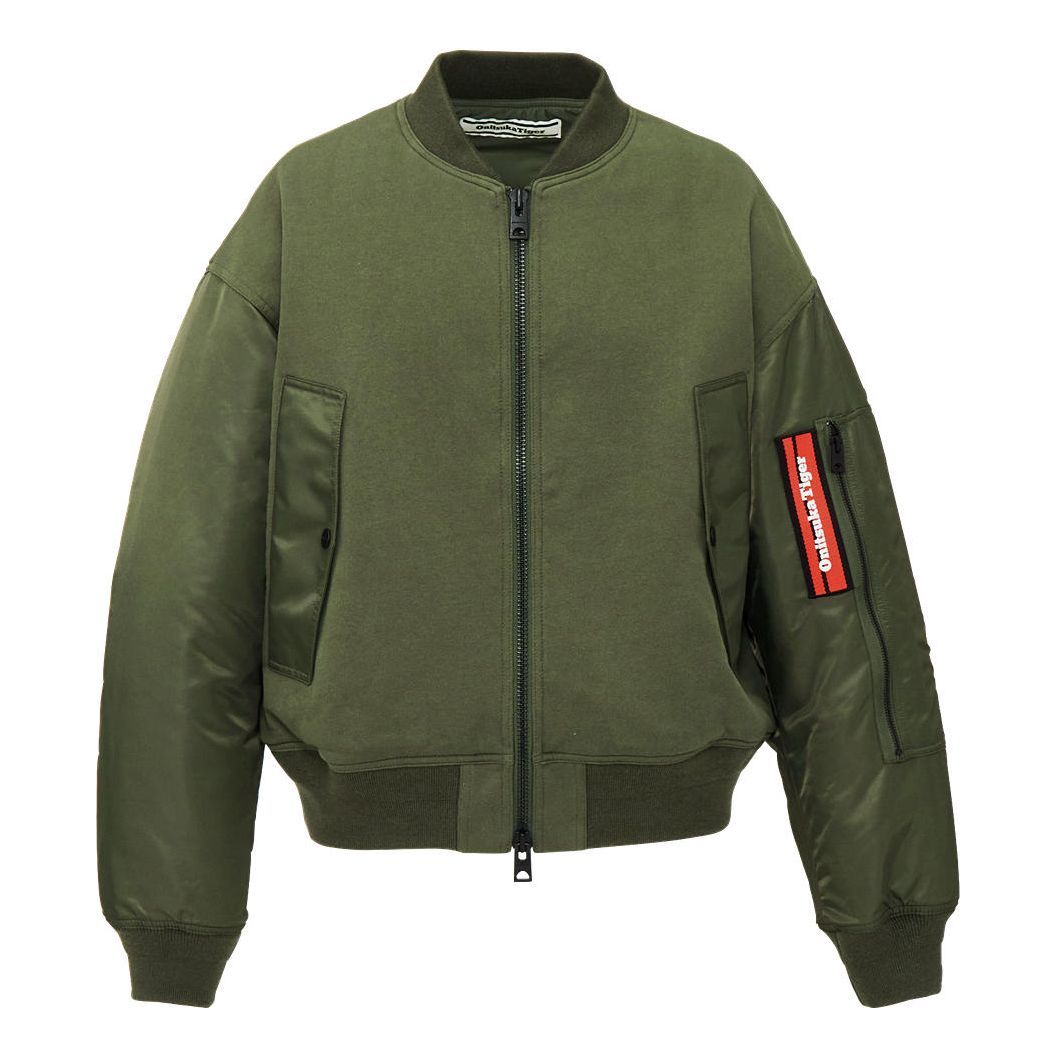 Onitsuka Tiger Quilted Bomber Jacket 'Green' 2183B583-200