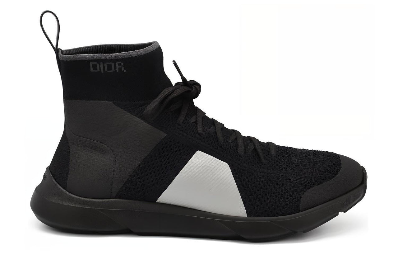 DIOR B21 Mid-Top Casual Shoes Men's Black