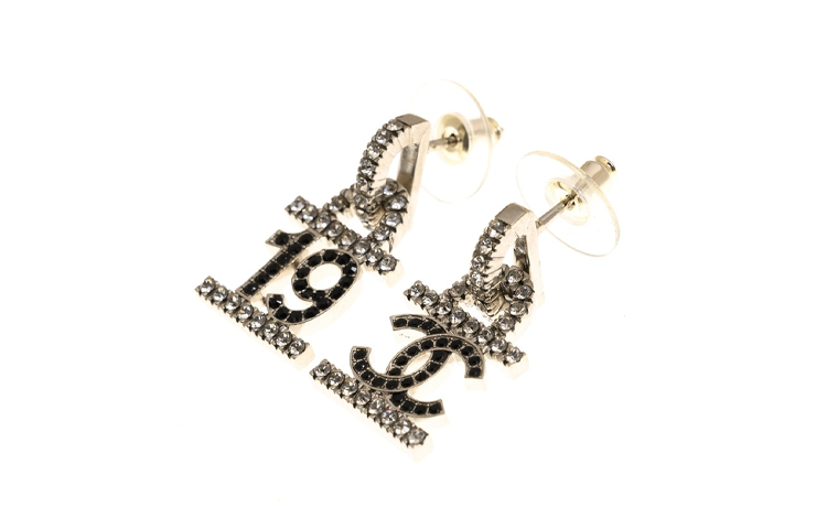 CHANEL Earrings Women's Gold