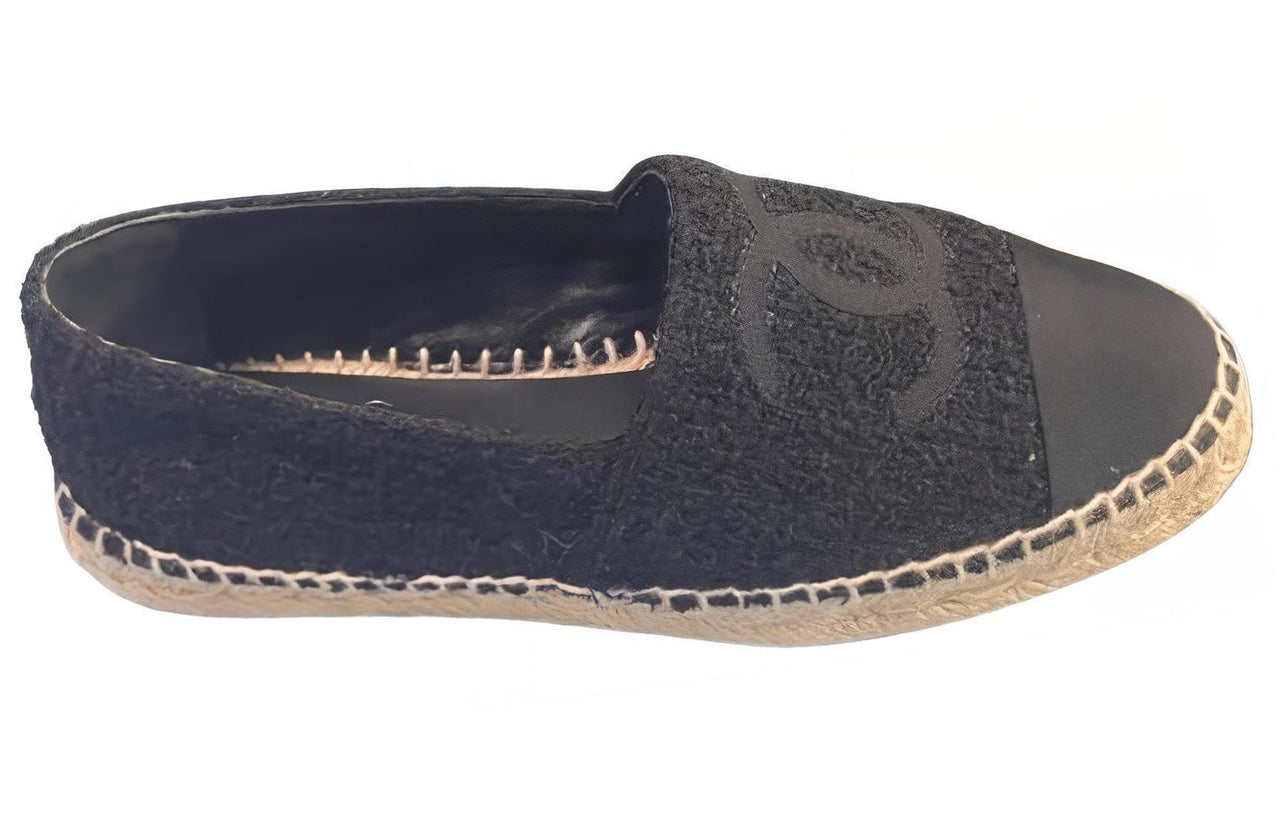 CHANEL Espadrilles Women's Black