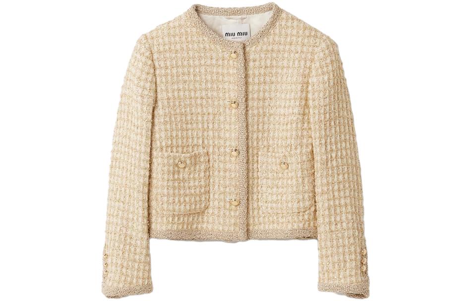 MIU MIU Jackets Women's Beige