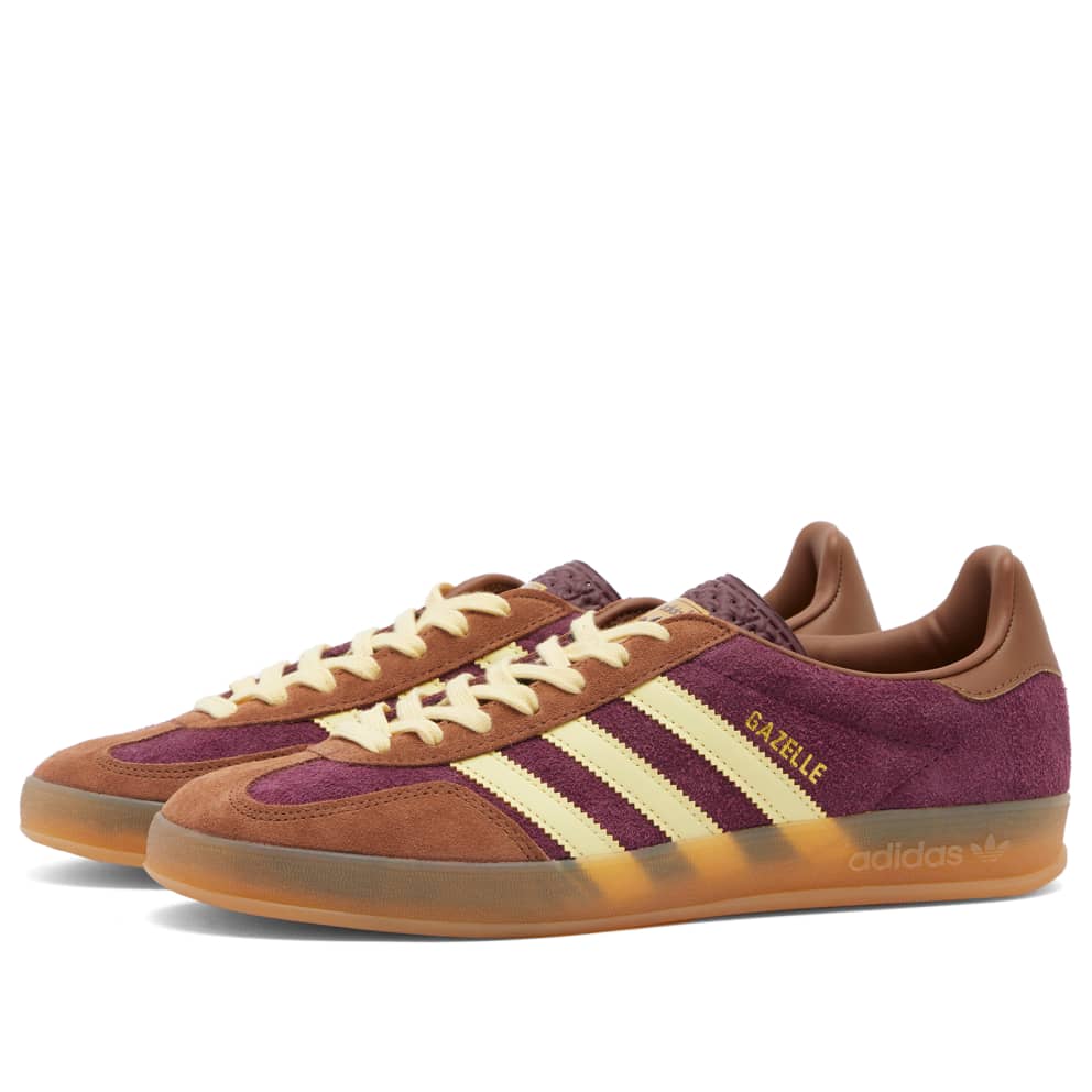 adidas Gazelle Indoor 'Maroon Almost Yellow' JI0324