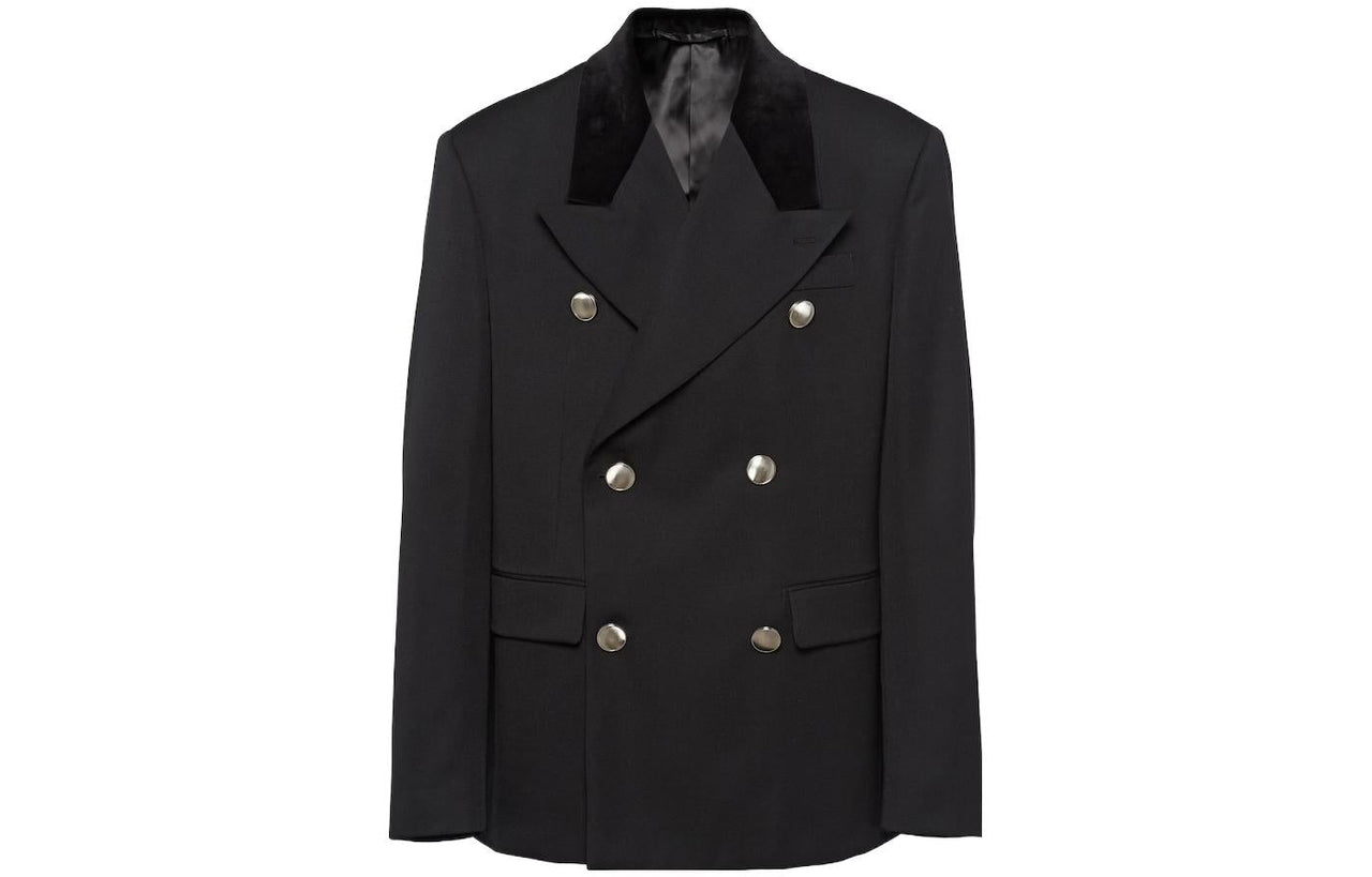 PRADA Business Suits Coats Men's Black