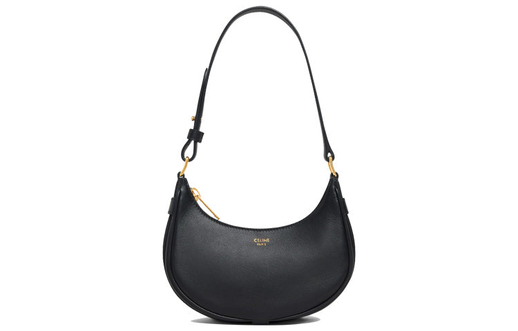 CELINE AVA Smooth Cow Leather Handbag, Shoulder Bag Mini Women's Black