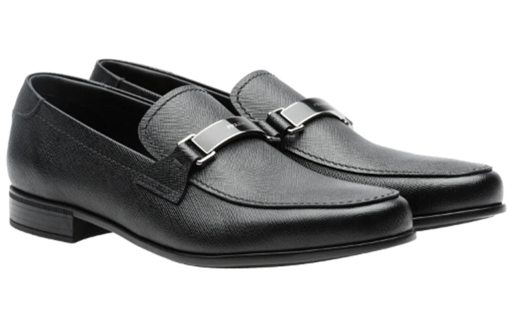PRADA Prada Saffiano Men's Casual Shoes Men's Black