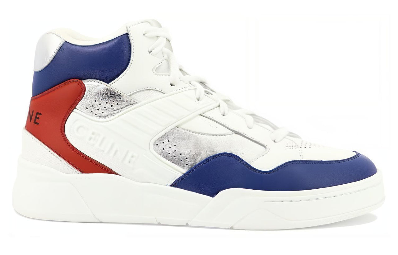 CELINE High Top Skateboard Shoes Men's White