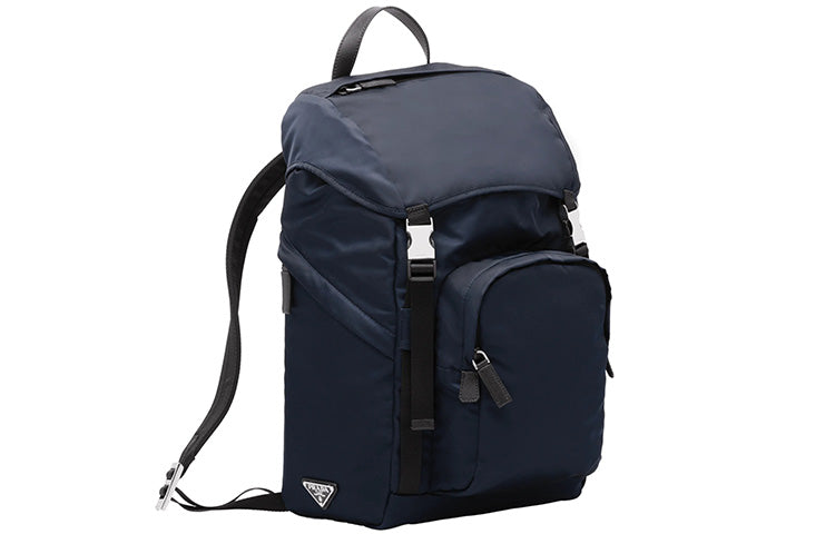 PRADA Fabric Backpack Men's Blue