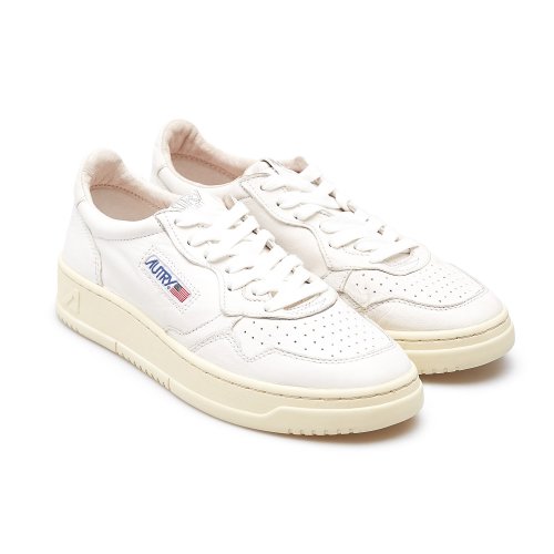 Autry Medalist Low Goatskin 'White' AULM-GG04