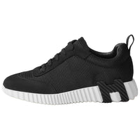 HERMES Bouncing Low Top Casual Shoes Women's Black