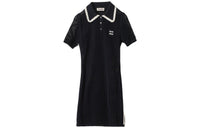 MIU MIU Short Sleeved Dresses Women's Blue