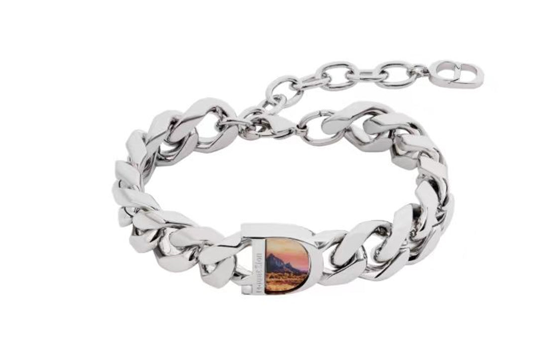 DIOR Alloy Bracelets Unisex Silver