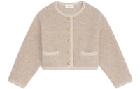 CELINE Cardigan Jacket In Alpaca Wool