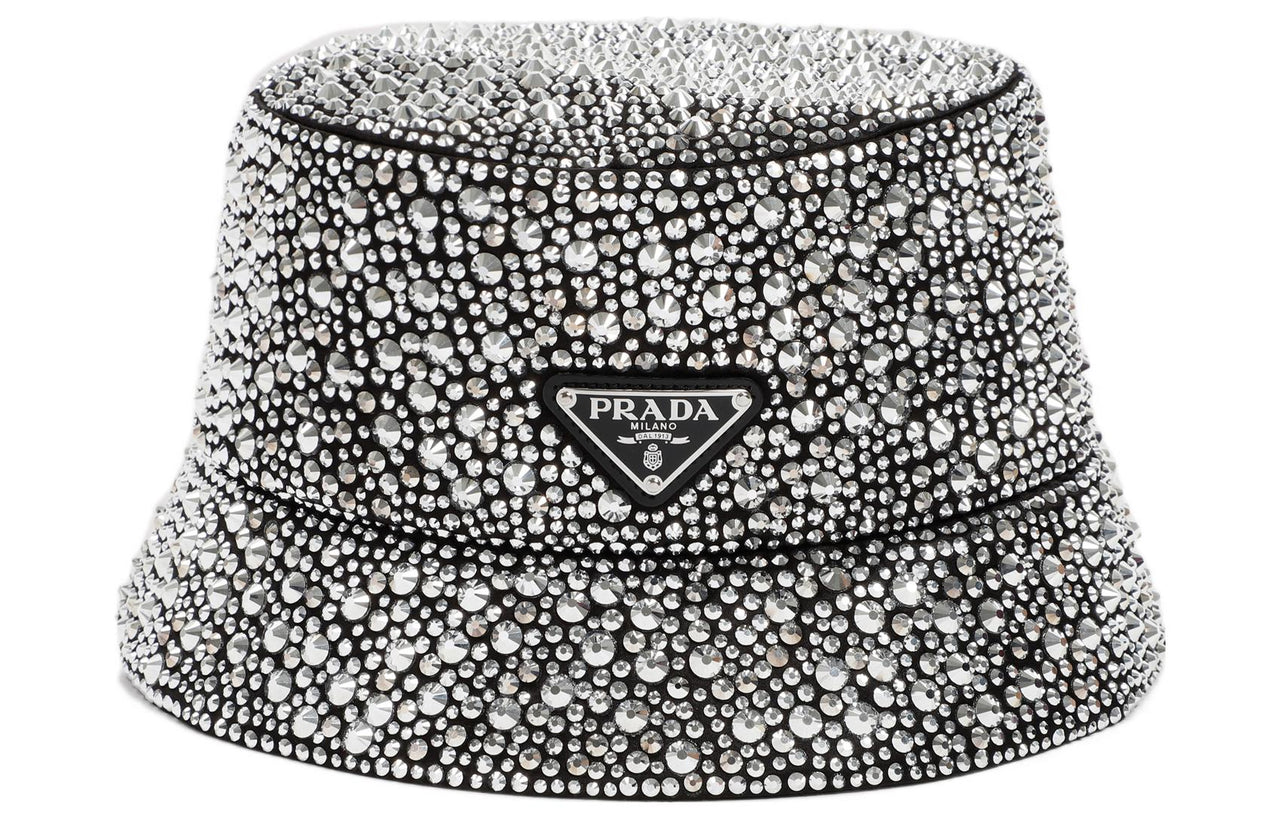PRADA Bucket Hats Unisex Silver