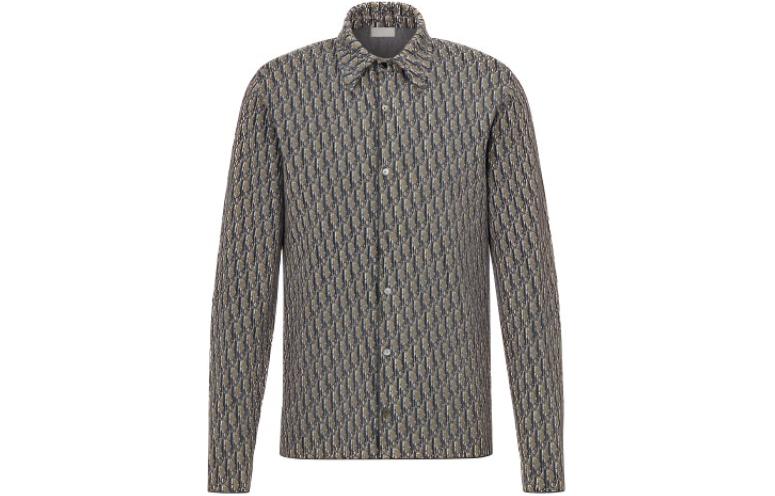 DIOR All Over Oblique Button Down Shirt