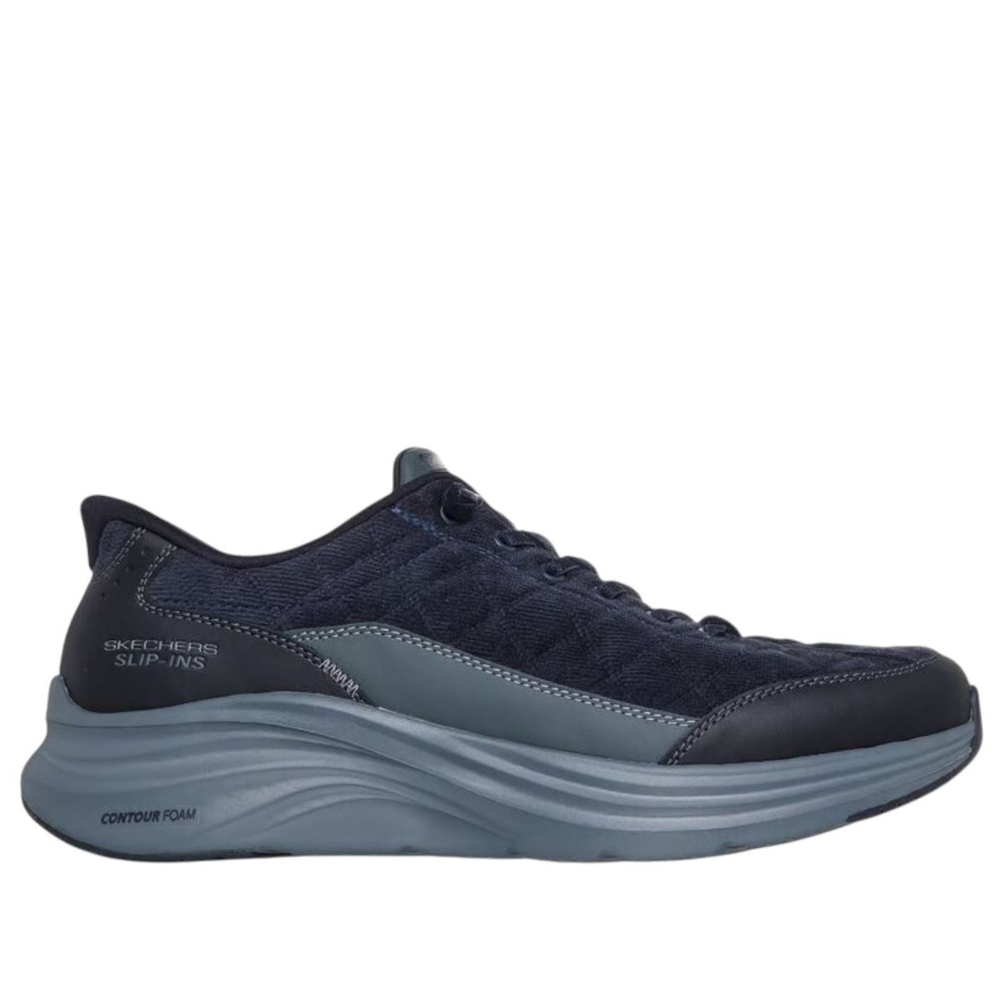 Skechers Slip-ins Contour Foam Cozy Fit Cordelux 'Navy' 232618-NVY