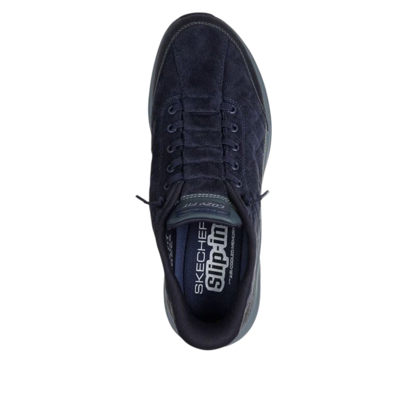 Skechers Slip-ins Contour Foam Cozy Fit Cordelux 'Navy' 232618-NVY