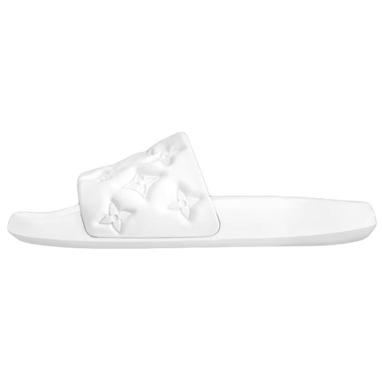 LOUIS VUITTON Waterfront Mules White