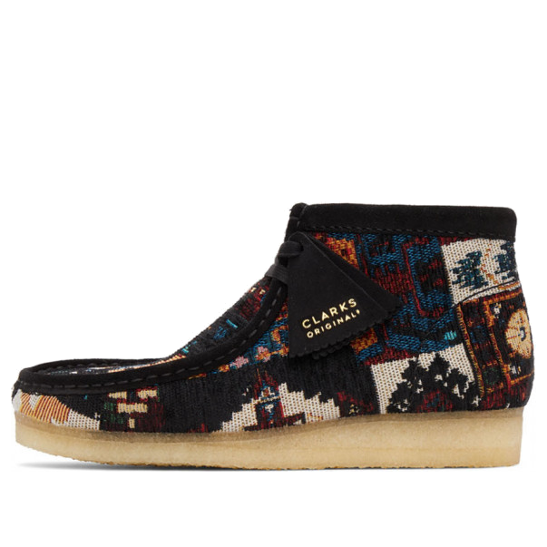 Clarks Wallabee Boots 'Black Combi' 26162511