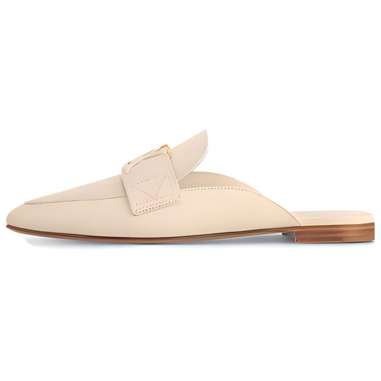 LOUIS VUITTON Capri Quiet Wrap-toe Slippers Women's White