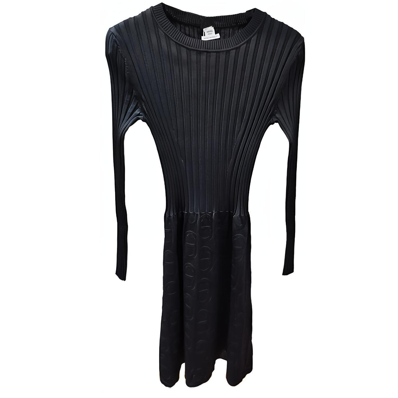 HERMES Long-Sleeved Dresses Women's Black