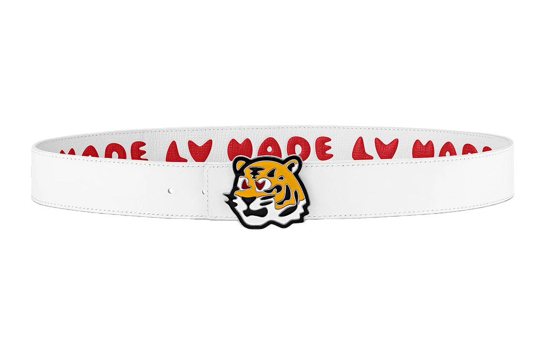 LOUIS VUITTON X Nigo Denim 40mm Reversible Belt