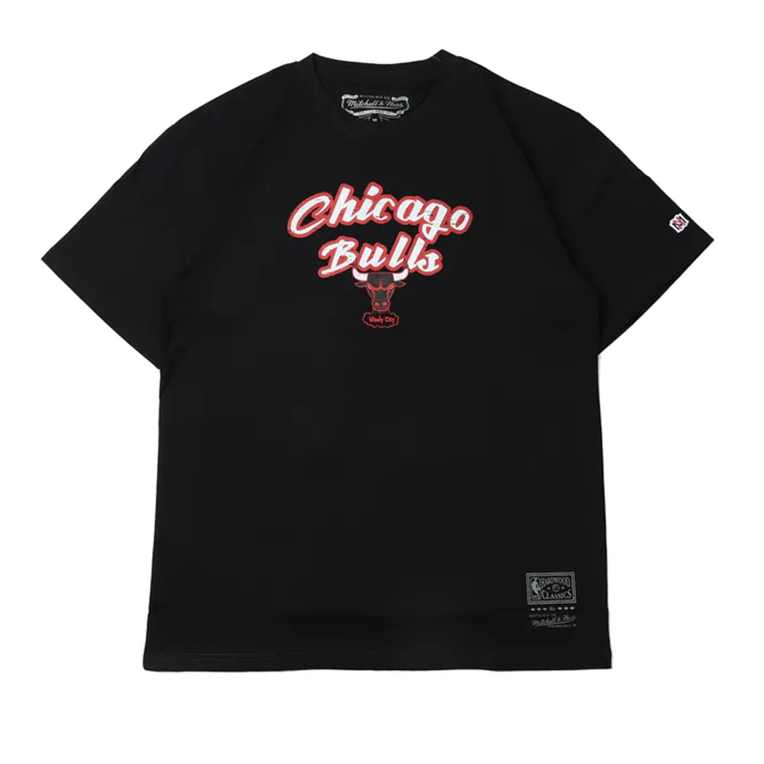 Mitchell & Ness Highlight Chicago Bulls T-Shirt 'Black' MNTS042CB