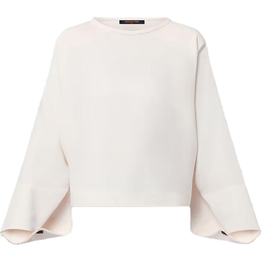 LOUIS VUITTON Cape Sleeve Blouse