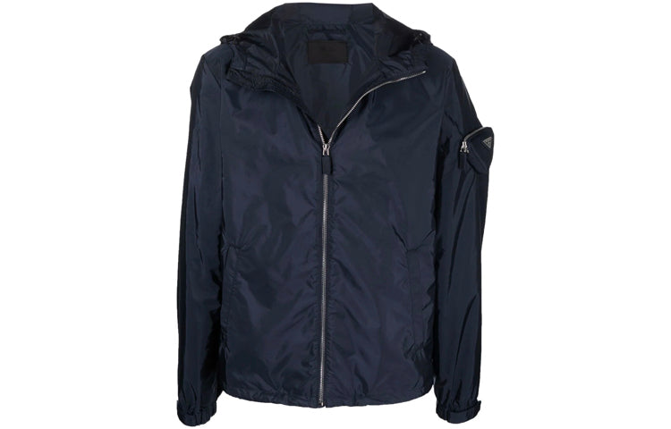 PRADA Jackets Men Dark Blue