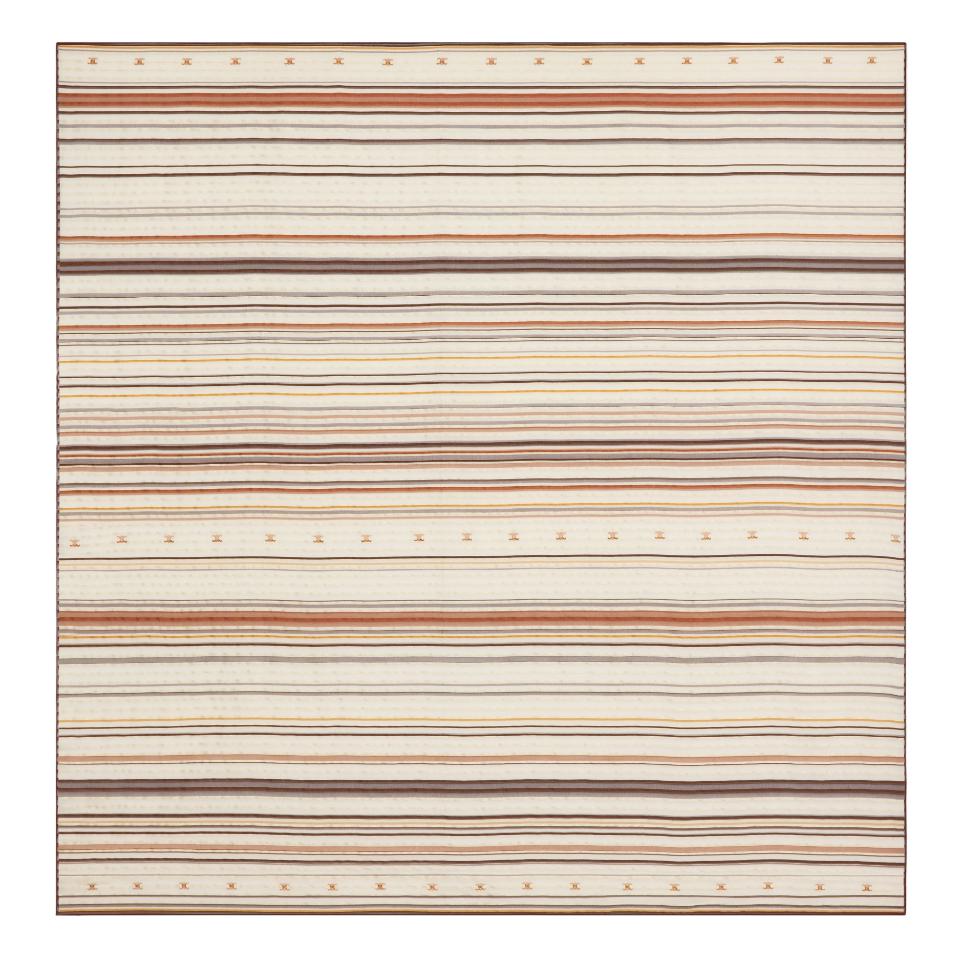 CELINE Beijing Square In Striped Silk