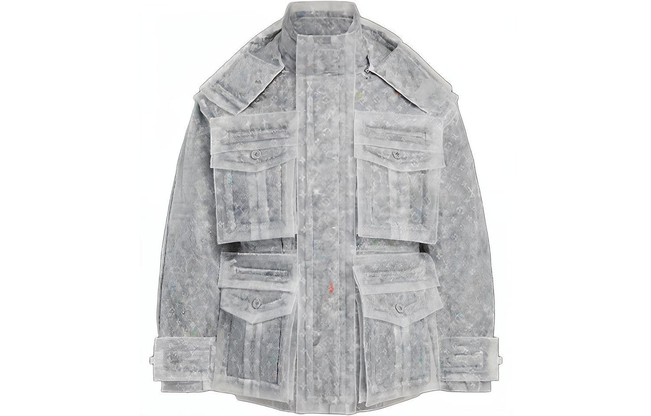 LOUIS VUITTON New Quarterly Products Of LV Parka Coats Men's White