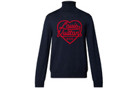 LOUIS VUITTON X Nigo Intarsia Heart Turtle Neck