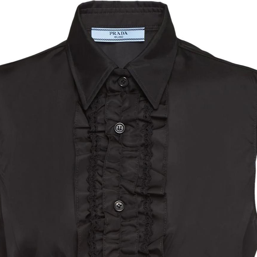 PRADA Crop Tops Women's Black