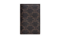 CELINE Cow Leather Card Holder Men's Black