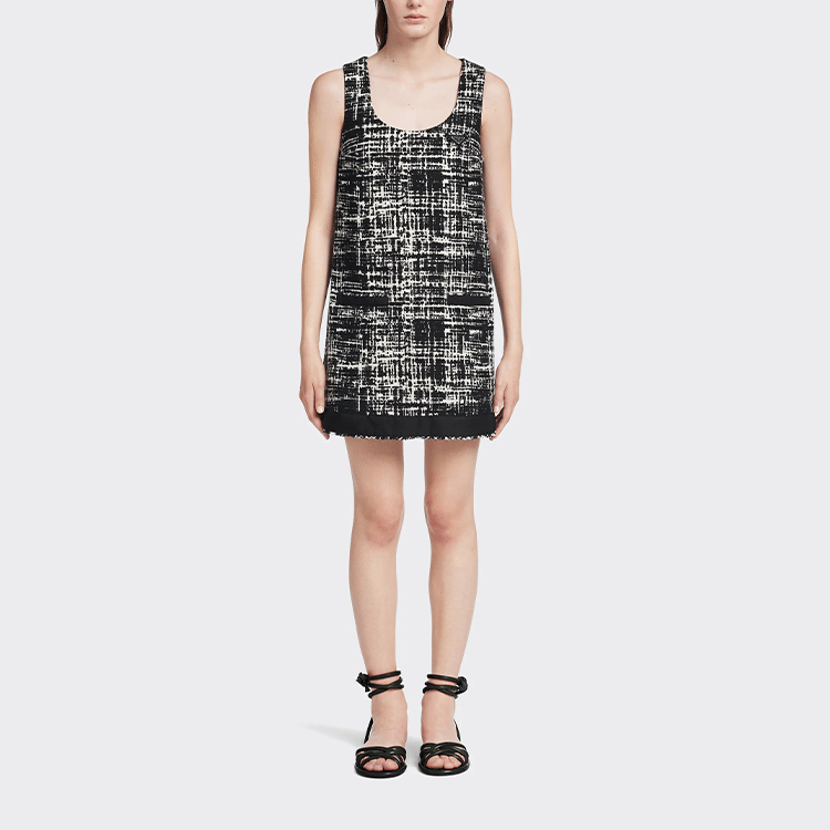 PRADA SS22 Sleeveless Dress Women's Ivory