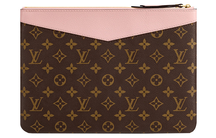 LOUIS VUITTON Daily Pouch Monogram Canvas Rose Poudre