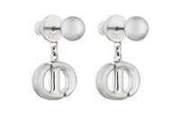 DIOR Earrings Women's Silver
