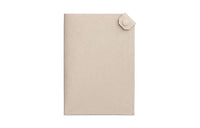 HERMES Tarmac Epsom Calfskin Passport Holder Small Size Women's 10 Craie Milkshake White